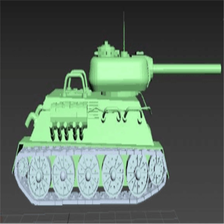 福田充气军用坦克模型